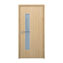 1.0 wood grain steel plate single steel door for hospital clinic doors